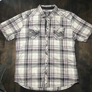 Men’s Buckle Black XL athletic fit button down.